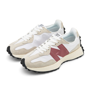 新百伦运动鞋男小蛮腰女鞋加绒增高复古跑步鞋元祖灰秋 327-红豆奶茶