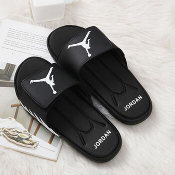 linikerb拖鞋aj男飞人乔6踩屎感情侣男女凉拖鞋室内外魔术贴运动防滑