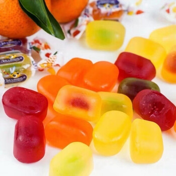 kdv小蜻蜓什锦水果味爆浆夹心软糖小蜜蜂qq糖 100g试吃装