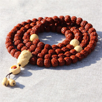 63兰历&专柜 玉化包浆小金刚菩提手串108颗 手串男 金刚菩提子文玩