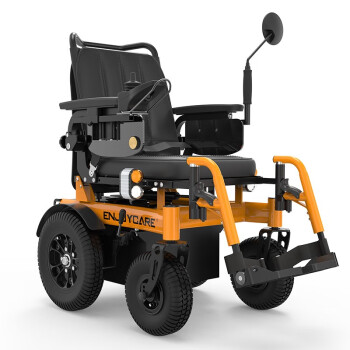 伊凯电动轮椅智能全自动残疾人室外老年人四轮代步车户外越野型锂电池PU汽车坐垫EPW61-62 62LC高靠背-100A锂电80KM-14KM/H