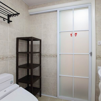 定制厨房门推拉门吊轨单轨定制卫生间单扇推拉门吊轨厨房隔断玻璃单轨