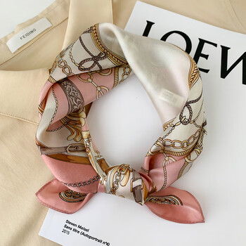 真丝小方巾 真丝桑蚕丝丝绸小方巾丝巾女百搭杭州春秋纱巾薄围巾搭配