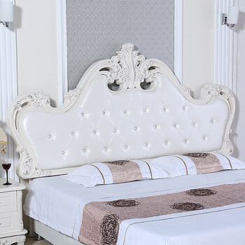 洞狮床头欧式床头板软包床靠背18米法式床头烤漆公主床头床头板双人