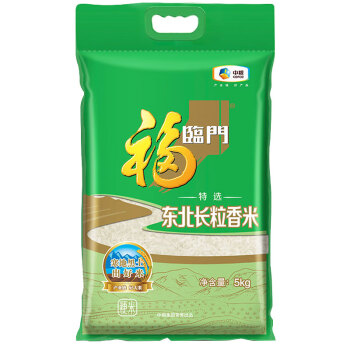 PLUS会员：福临门 特选 东北长粒香米 5kg