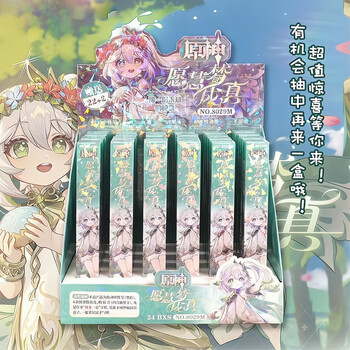 genshin impact原神新款盲盒笔流浪者纳西妲柯莱妮露按 m笔芯20支 0.