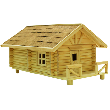 dly手工小屋 实木diy拼装小屋手工别墅模型收纳盒玩具圣诞礼物