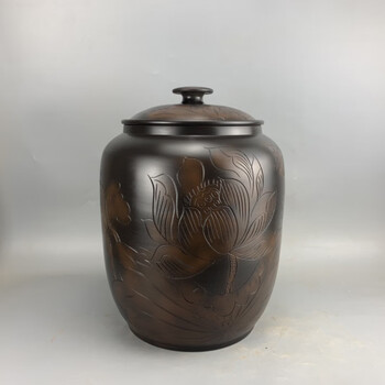 建水紫陶水缸 云南建水紫陶水缸陶土瓷陶储水罐储水缸家用大小茶缸非