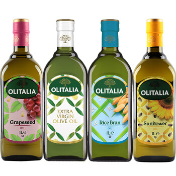 奥尼初榨橄榄油葡萄籽油米糠油葵花籽油1l 4种油装餐厅厨房烹饪炒菜凉拌意大利原瓶原装进口食用油 图片价格品牌报价 京东