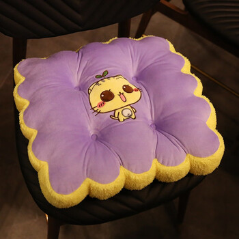 达克鸭卡通方形坐垫女学生教室凳子垫子椅垫冬儿童小屁垫软加厚榻榻米