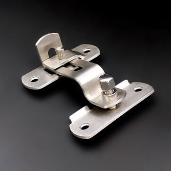 维京熊长田可调不锈钢防盗安全扣高低门铝塑门窗插销锁金属防挑锁扣