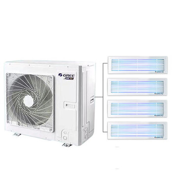 格力star二代家用中央空调一拖四全直流变频客厅卧室空调小5匹多联机