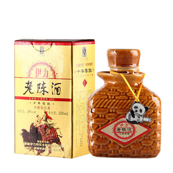 伊力老陈酒 250ml*6瓶 新疆白酒 伊力十年陈酿 38度老陈酒浓香型 半斤