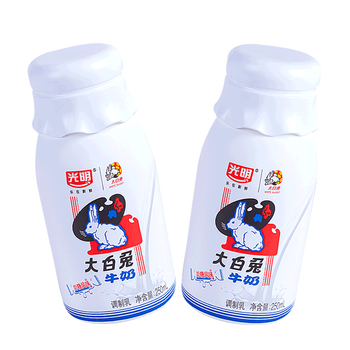 光明大白兔牛奶250ml*8瓶奶糖风味调制乳营养早餐奶 大白兔牛奶*4瓶