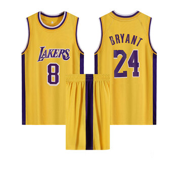 科比8号球衣nba球服男湖人篮球服套装2021年黑色蓝色背心白b1科比