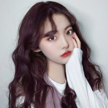 2022潮色染发剂植物头发颜色彩色学生流行紫灰渣女粉染发膏蓝紫色搭配