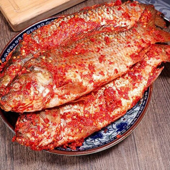 贵州黎平农特产美食小吃暗鱼侗族腌鱼稻花鱼俺鱼从江榕江酸辣鱼祥顺佳