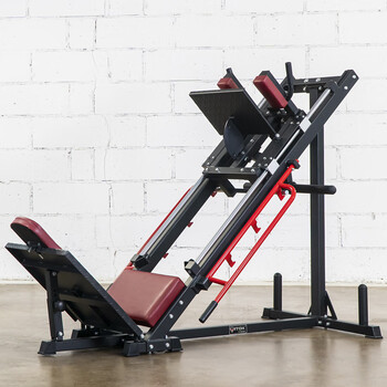 倒蹬机倒蹬训练器斜45度倒蹬机哈克深蹲器腿部臀桥提踵力量训练健身