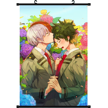 我的英雄学院海动漫周边挂画爆豪 绿谷出久轰焦冻二次元海报 i 40x60