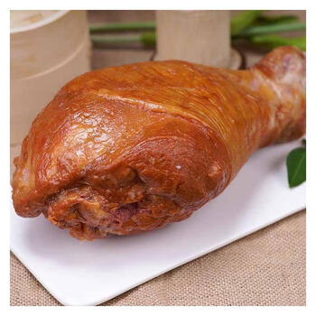 烤火鸡腿 熟食超大巨型整只即食鸡腿西餐商用熏烤巨无霸 火鸡腿1个约