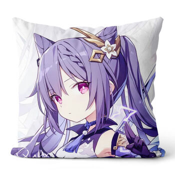 原神抱枕q版卡通抱枕动漫二次元周边可莉七七钟离可爱靠