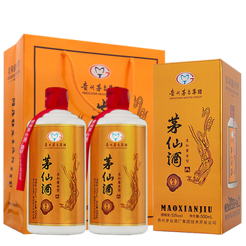 茅台（maotai）贵州茅台集团出品 茅仙酒 53度柔和酱香型 宴请送礼白酒 500ml*2瓶