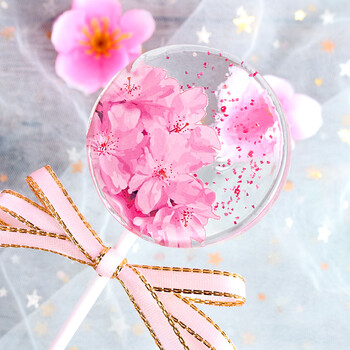 味你定制星空创意网红桃花棒棒糖超大樱花高颜值少女心可爱小零食
