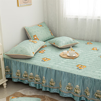 榻榻米的专用床单夏季 定做冰丝乳胶榻榻米床盖铺盖夏季大炕套罩色