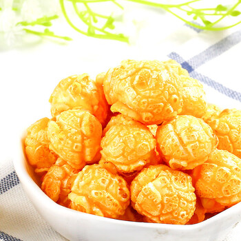 爆米花260g整盒奶油焦糖味混合装办公室小吃追剧零食260g混合口味盒装