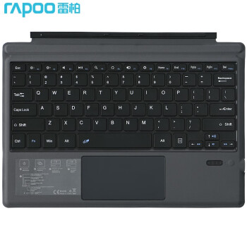 雷柏（Rapoo） XK200 蓝牙键盘 办公键盘 超薄键盘 78键 适用Surface pro3/4/5/6等微软平板电脑 黑色