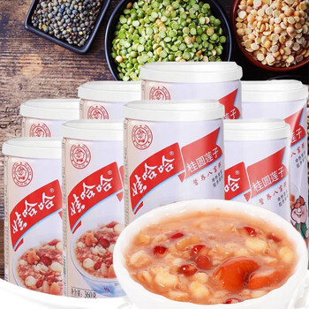 娃哈哈桂圆莲子八宝粥营养速食即食代餐早餐粥360g桂圆莲子八宝粥 3罐 图片价格品牌报价 京东
