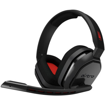 罗技（G） Astro A10 头戴式游戏耳机麦克风 电脑笔记本有线电竞耳机 听声辨位 吃鸡耳机 A10红色