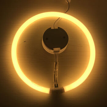 环形灯管t6t5环形灯管圆形灯管四针三基色客厅卧室节能荧光灯管吸顶