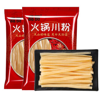 品贯火锅宽粉（中宽）800g 火锅食材麻辣烫粉条川粉400g*2袋