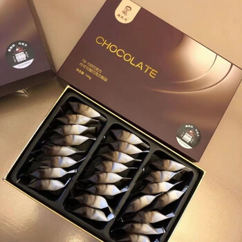 魏教授黑巧克力魏教授研制144型24袋新包装新包装四盒装