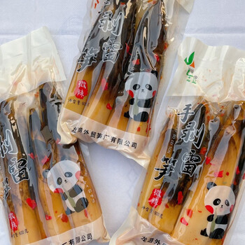 慈首堂黄金笋黄金笋马蹄笋香辣笋尖即食手拨笋马蹄笋冬笋酸辣味手剥笋