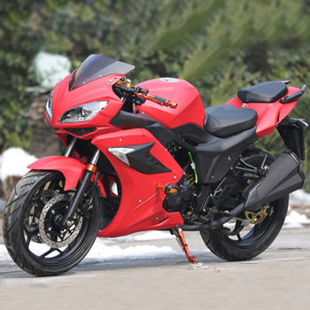 新款电喷摩托车大跑车地平线r2街车150cc越野重型燃油机车公路赛双缸