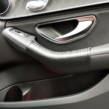 适用于适用奔驰c级glc e级gle  eqc车门把手套扶手拉手保护套防护套手