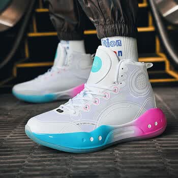 夜光驭帅篮球鞋14幻影3全城10男高帮实战初中学生运动鞋摩擦有声 夜光