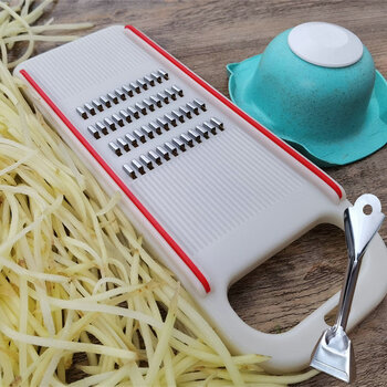 奇仰 洋芋擦擦丝器土豆切丝器搜子商用擦菜板黄瓜擦子萝卜丝刨丝器