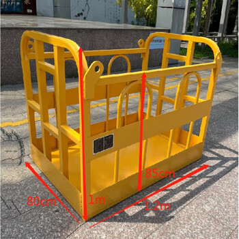 京必诚吊笼吊框吊车吊篮桥架高空作业吊机吊筐施工吊物筐工地加厚吊装