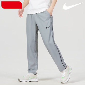 nike耐克nike速干裤子男裤夏季新款冰丝长裤宽松直筒裤梭织休闲运dm