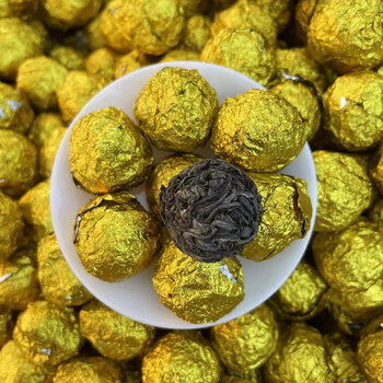 品华天宝 云南 冰岛古树龙珠 坝糯老树大叶种茶500g冰糖甜多味普洱