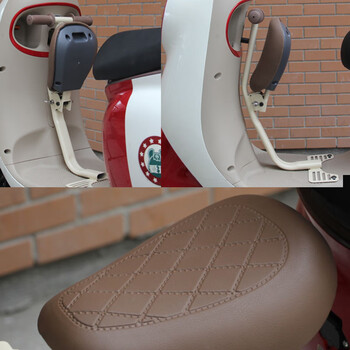 适用雅迪晴天小乔q160欣果电动车儿童座椅前置宝宝可折叠小孩座椅爱玛