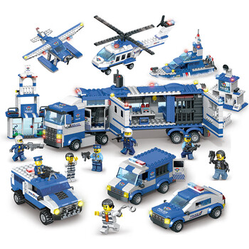 乐高(lego)警察局海上监狱岛城市系列中国拼图男孩拼装儿童玩具拼搭