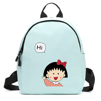 卡通动漫樱桃小丸子双肩包小学生书包出游女孩儿童旅行迷你小背包