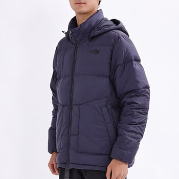 The North Face北面羽绒服男款秋冬新款户外防风保暖700蓬白鹅绒外套5AZR RG1/蓝色 L
