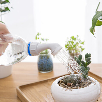 木杰diy便捷水瓶接头浇花花洒头家用园艺2个装随机色