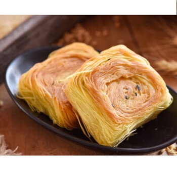 特产优联甘肃特产手工一窝丝特色小吃盘丝饼酥馍馍酥饼食糕点兰州5个