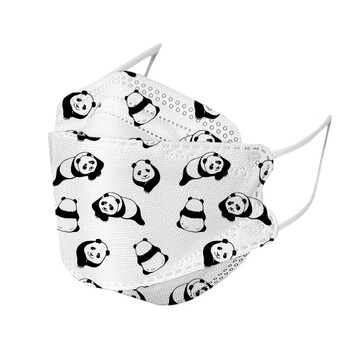 墩墩口罩儿童口罩童趣可爱萌宠熊猫滚滚印花系列岁适用05号熊猫10只装